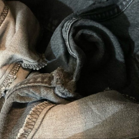 VTG Bongo Jeans Faded Black High Rise Size 7 - Picture 12 of 14